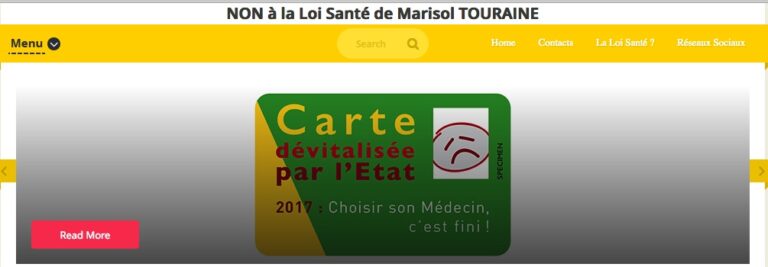 Site INTERNET : CARTE VITALE DEVITALISEE